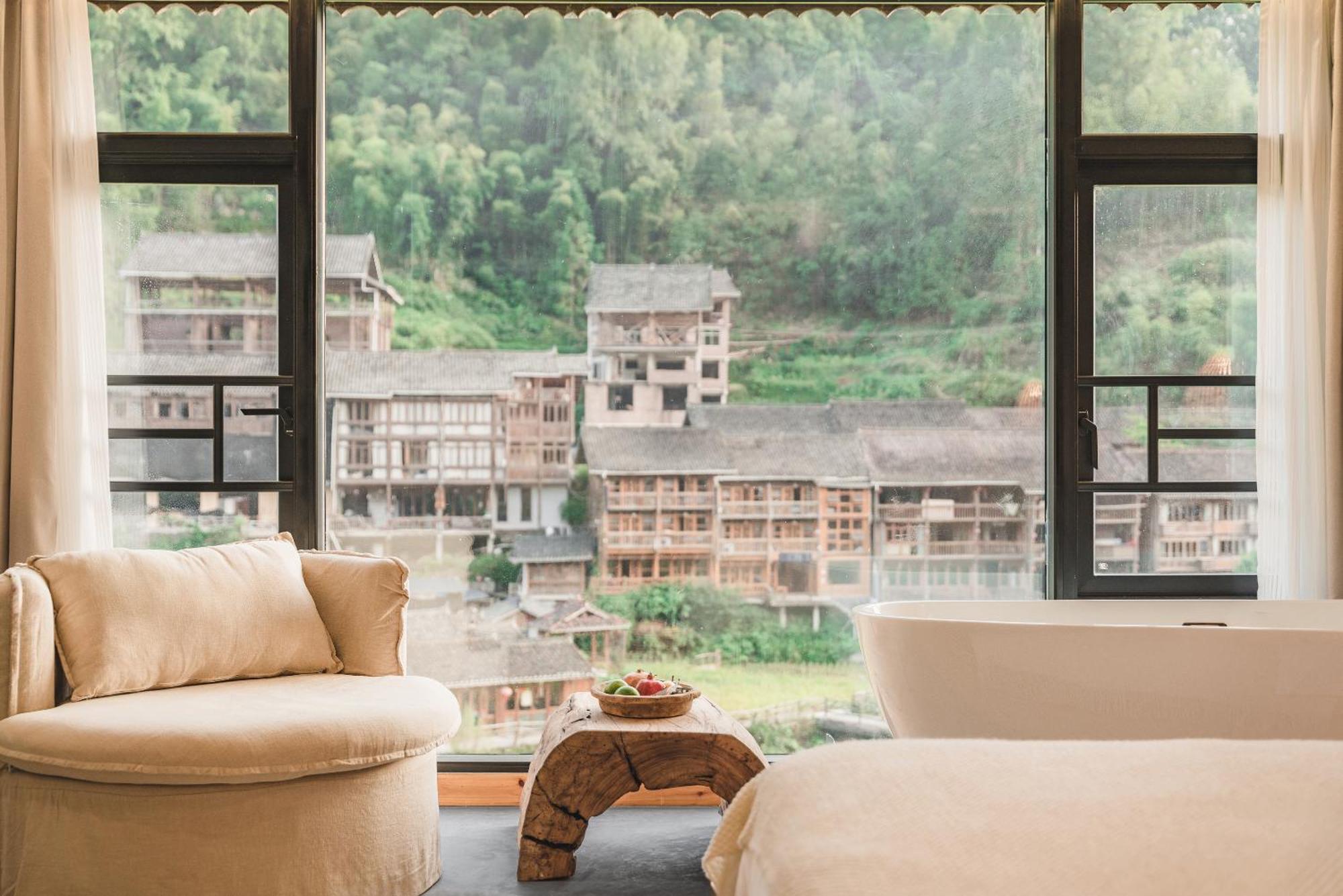 肇兴溪舍山堂 Creekside Inn Liping Exterior foto